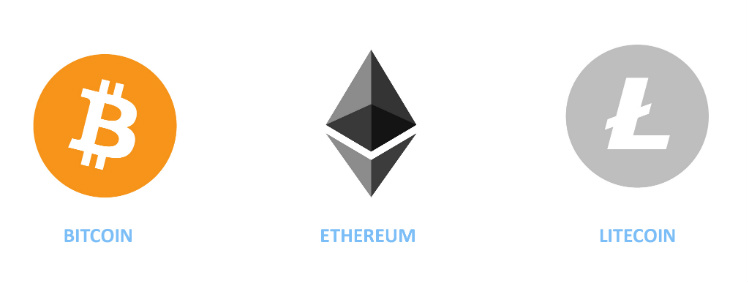 Bitcoin Ethereum Litecoin