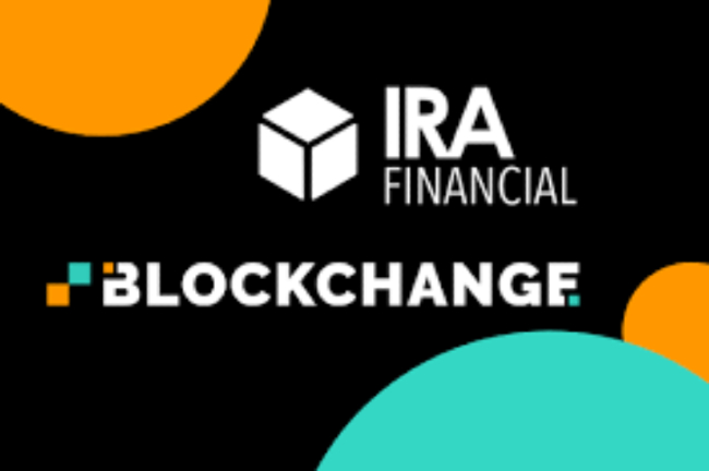 IRA Financial Partners with Blockchangege